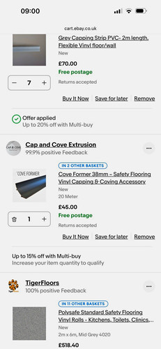 Grey pvc vinyl capping - pvc,