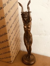 Antique bronze art deco - antique, lady