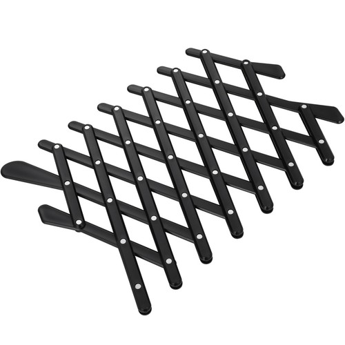 Portable black metal dog - portable,