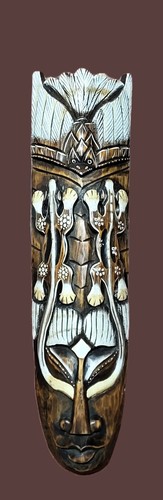 Large wooden african wall - a,