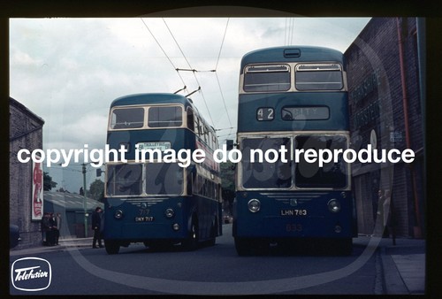 Original bus trolleybus slide - original,