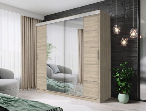 Dallas mirrored sliding door - mirrored,