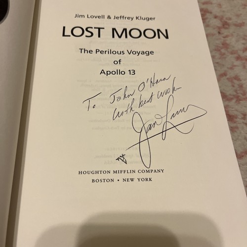 Signed jim lovell - signed, lost