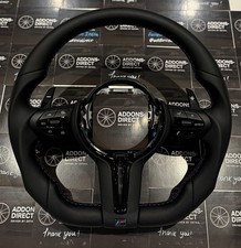 BMW F Series M Sport Steering Wheel | Flat Bottom Perforated Leather | Custom