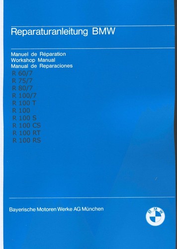 Repair manual bmw - bmw, 100