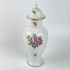 Vintage Aurgarten Wien Austria Vase And Cover Urn 31cm Floral Flowers