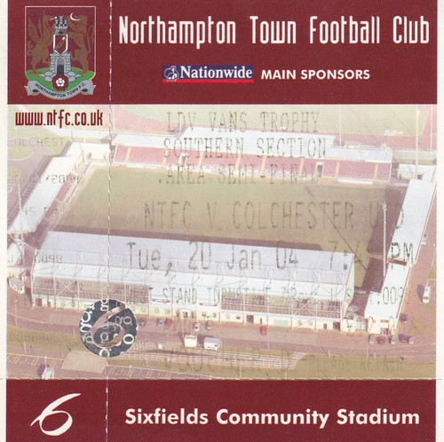 Ticket northampton town - ticket,