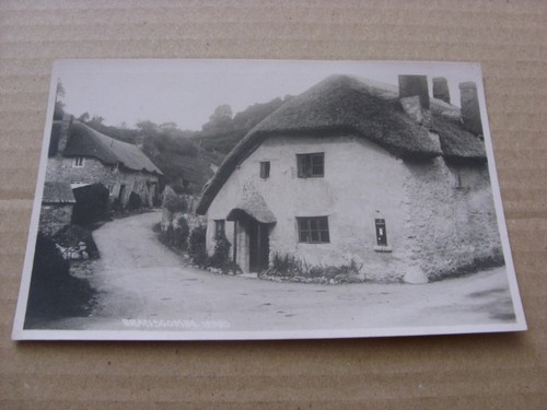 Branscombe vintage postcard - branscombe,