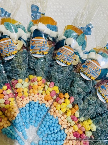 Blippi themed halal - halal, sweet