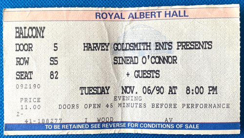Sinead connor tuesday 6th - sinead,