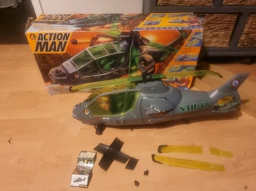 Hasbro action man heligun - action,