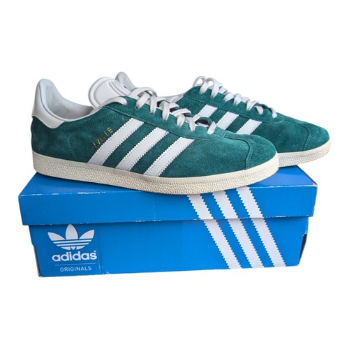 Adidas gazelles green white - adidas,