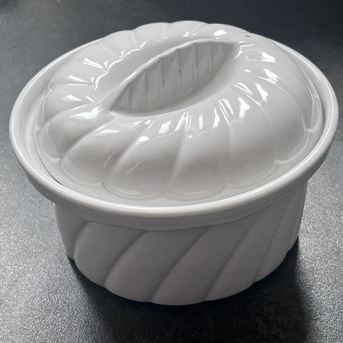 Vintage white swirl stoneware - vintage,