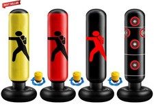 Sport Heavy Duty Free Standing Boxing Punch Bags Kick Adults Kids Kickboxing HOT