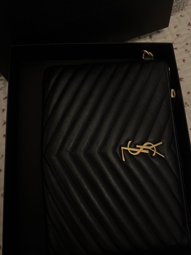 Ysl saint laurent leather - ysl,