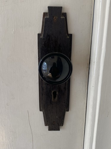 Antique wooden door knobs - antique,