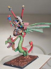 Warhammer Orc And Goblins Shaman On Wyvern Metal Oop Old World Fantasy Orcs