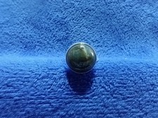 Domed Green Moss Agate Silver