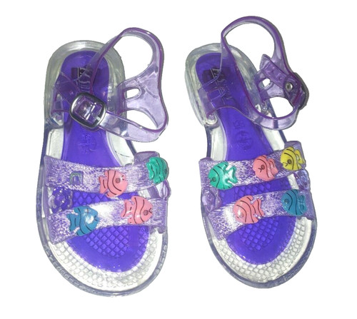 Girls size sandals - sandals, purple