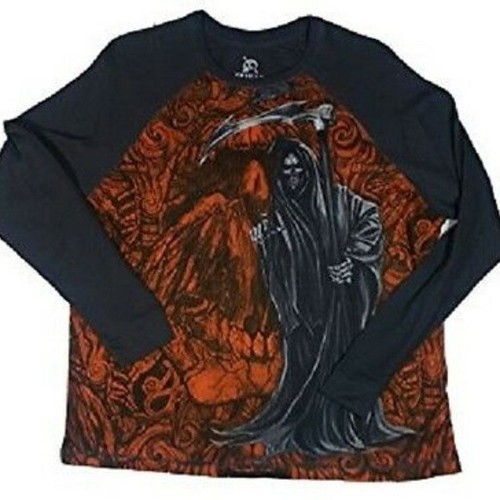 Skully grim reaper men medium - men,