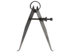 Faithfull 4" 100mm Inside Internal Leg Spring Adjustable Steel Caliper,FAICALIN4