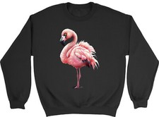 Flamingo Lover Kids Sweatshirt Pink Flamingoes Bird Boys Girls Gift Jumper