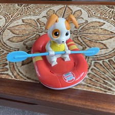 Toomies  Tomy Sea Rescue Dinghy Paddling Wind Up Puppy Dog Bath Toy
