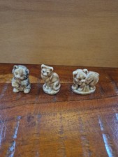 Vintage Wade Whimsies X 3 Cats