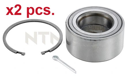 Pcs front wheel hub - x2,