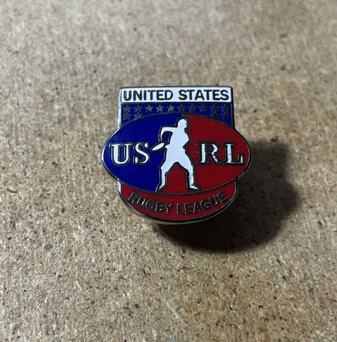Usa enamel rugby league - enamel, badge
