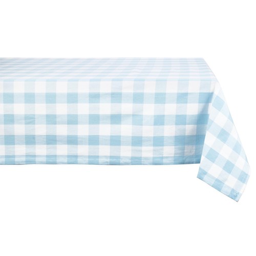 Light blue white buffalo - light, check