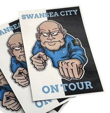 SWANSEA City fc-hooli calling card stickers x18 modern
