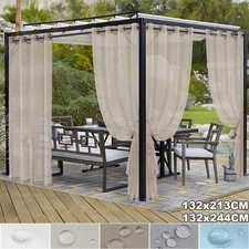 Patio Waterproof Voile Sheer