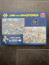 2 x 1000 Piece Used Jigsaws. Jumbo Brand. DIY Shop & Renovation Project. VGC.