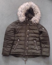 TOPSHOP GREEN PADDED JACKET
