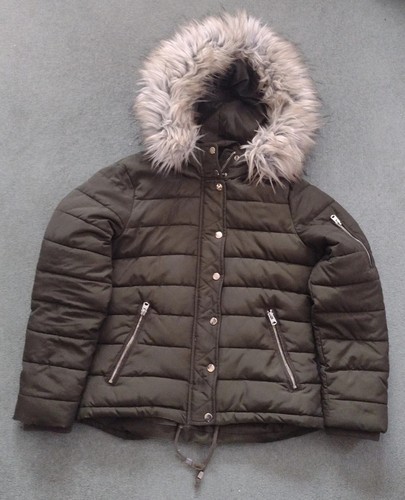 Topshop green padded jacket - topshop,