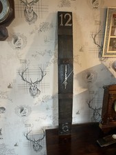 Oak Barrel Stave Clock, With