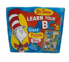 Dr.Seuss Giant Floor Jigsaw Puzzle Learn Your ABC's 48 Piece Complete Boxed
