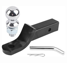 Trailer Hitch Towing Ball Mounts, Fits 2 In Receiver 6000LBS Capacity Ball Hitch