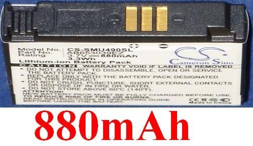 Battery 880mah type ab653039ez - 880mah,