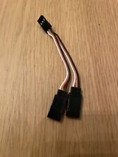 jr servo split cable Y vintage boat plane RC part original Futuba