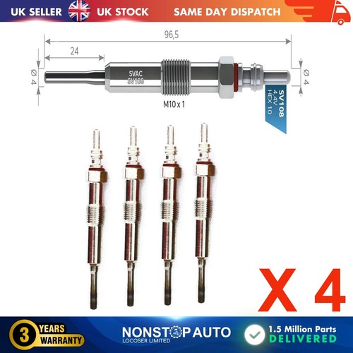 Glow plugs for - dacia, dokker