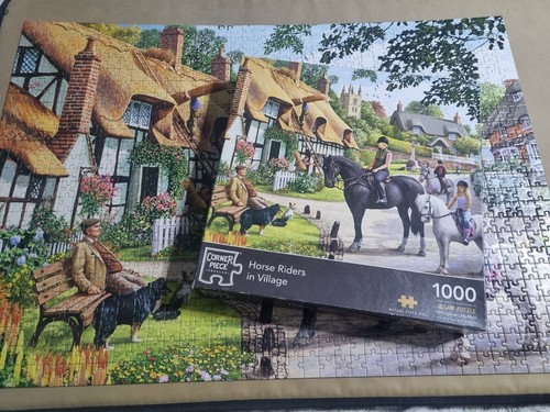 Corner piece puzzles horse - piece,