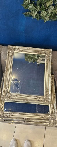 Used silver antique ornate