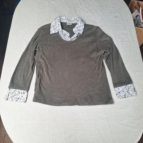 Next green mock shirt - green, 2-in-1