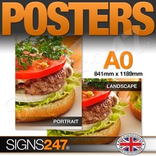 POSTER PRINTING SERVICE - A0 -