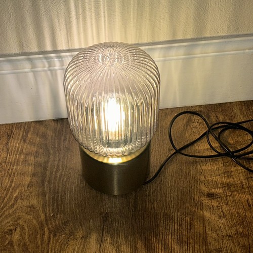 Ikea solklint table lamp - table, brass