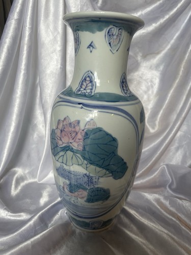 Oriental ceramic vase pink - oriental, –
