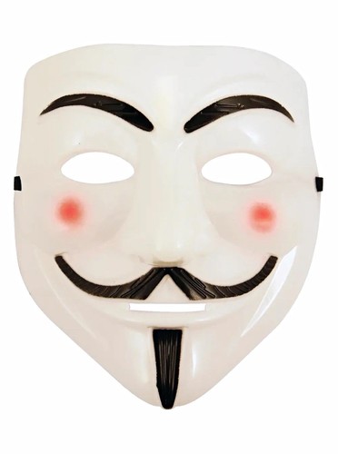 White plastic anonymous - , full