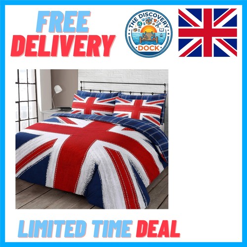 Union jack reversible bedding - union,